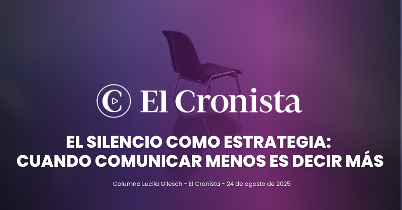 El silencio como estrategia: cuando comunicar menos es decir más